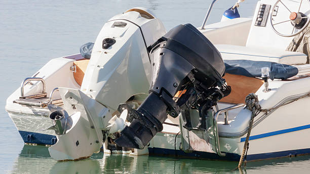 Couple of outboard engines